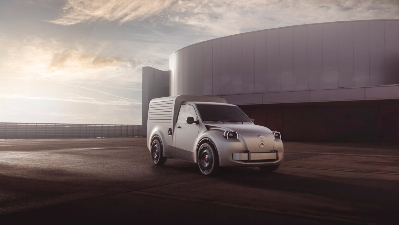 Citroën 2CV Fourgonnette Concept Paris Otomobil Fuarı'nda sergileniyor