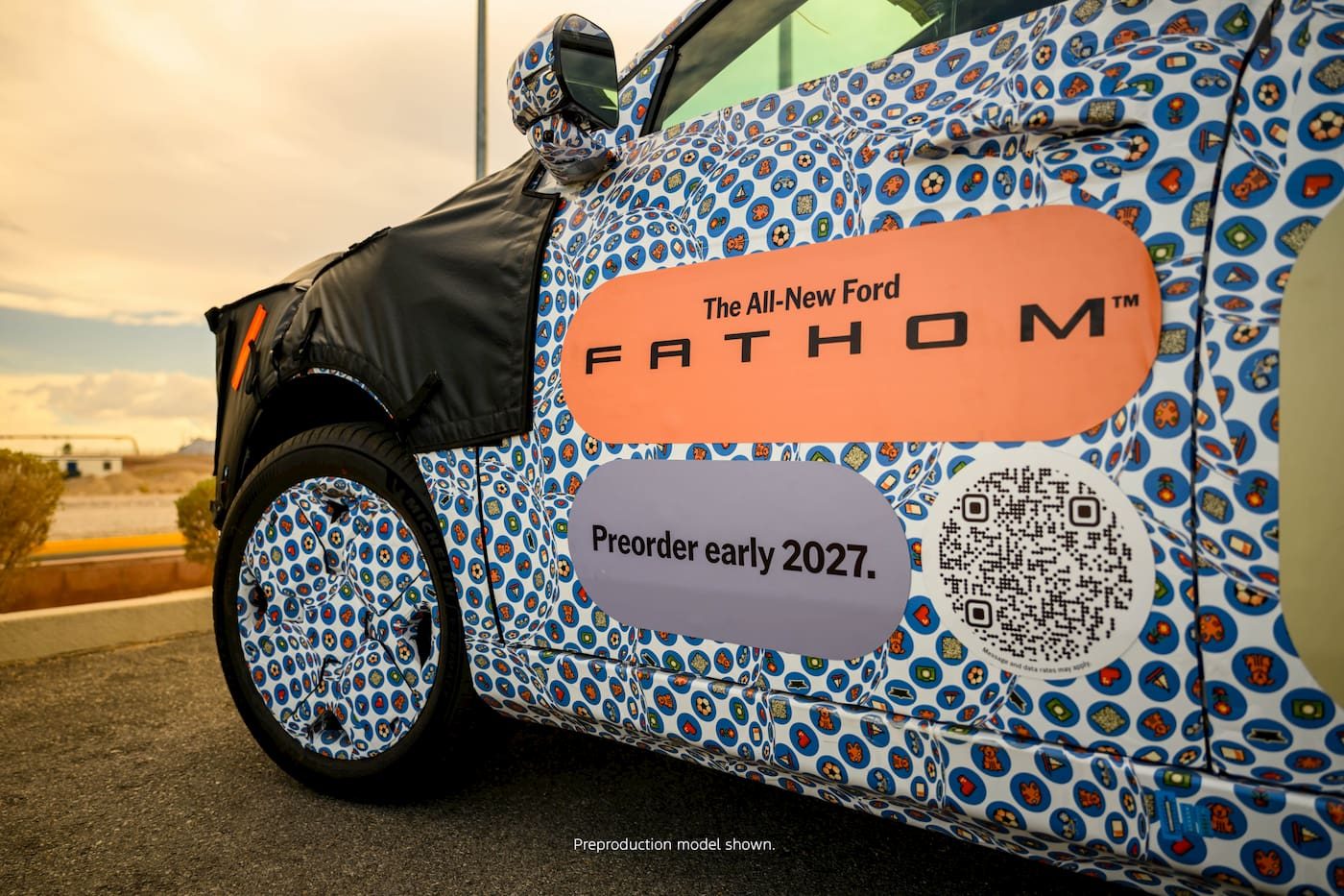 Ford Fathom elektrikli kamyoneti ev şarj bağlantısı