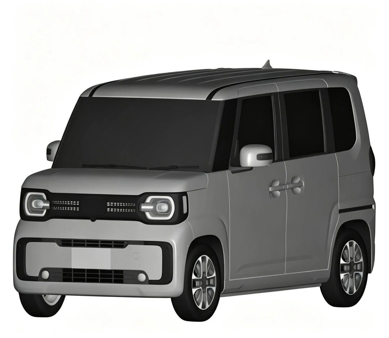 Emta EV K-car'ın patent görsellerine dayalı kompakt elektrikli araç tasarımı