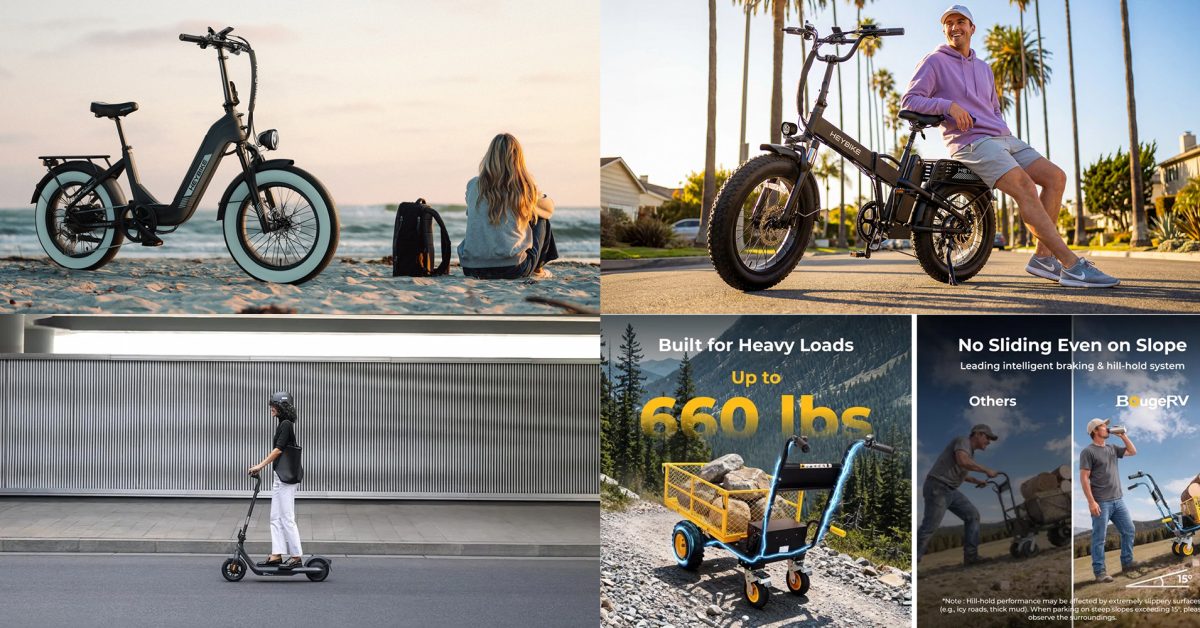 Elektrikli bisiklet ve scooter indirim kampanyası görseli