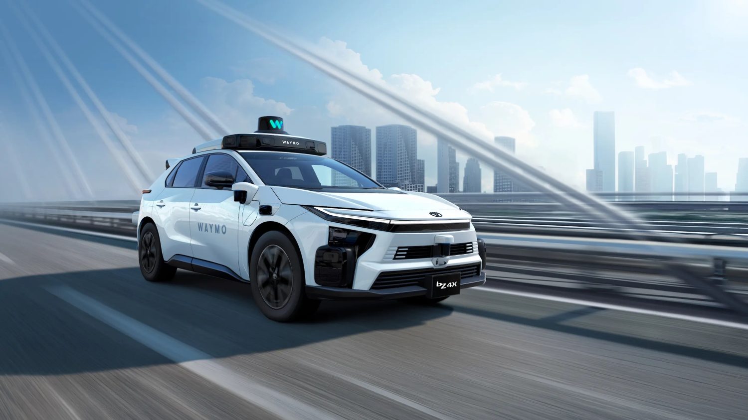 Toyota bZ4X robotaksi, Tokyo sokaklarında otonom sürüş yaparken