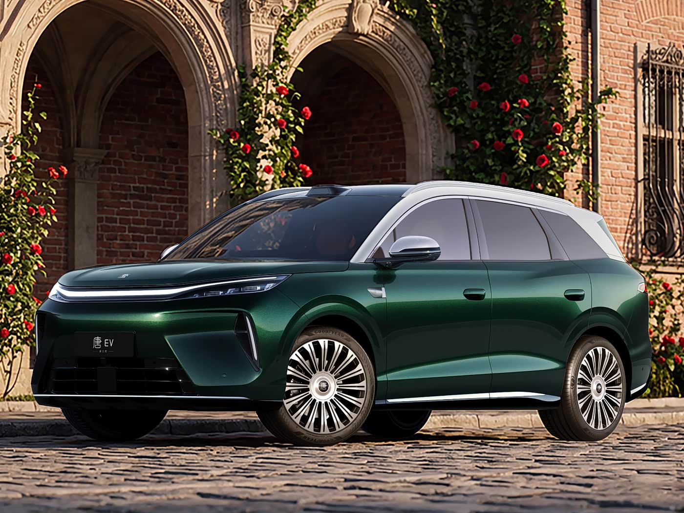 BYD üçüncü nesil Tang EV geniş ekran kokpit iç mekan görüntüsü