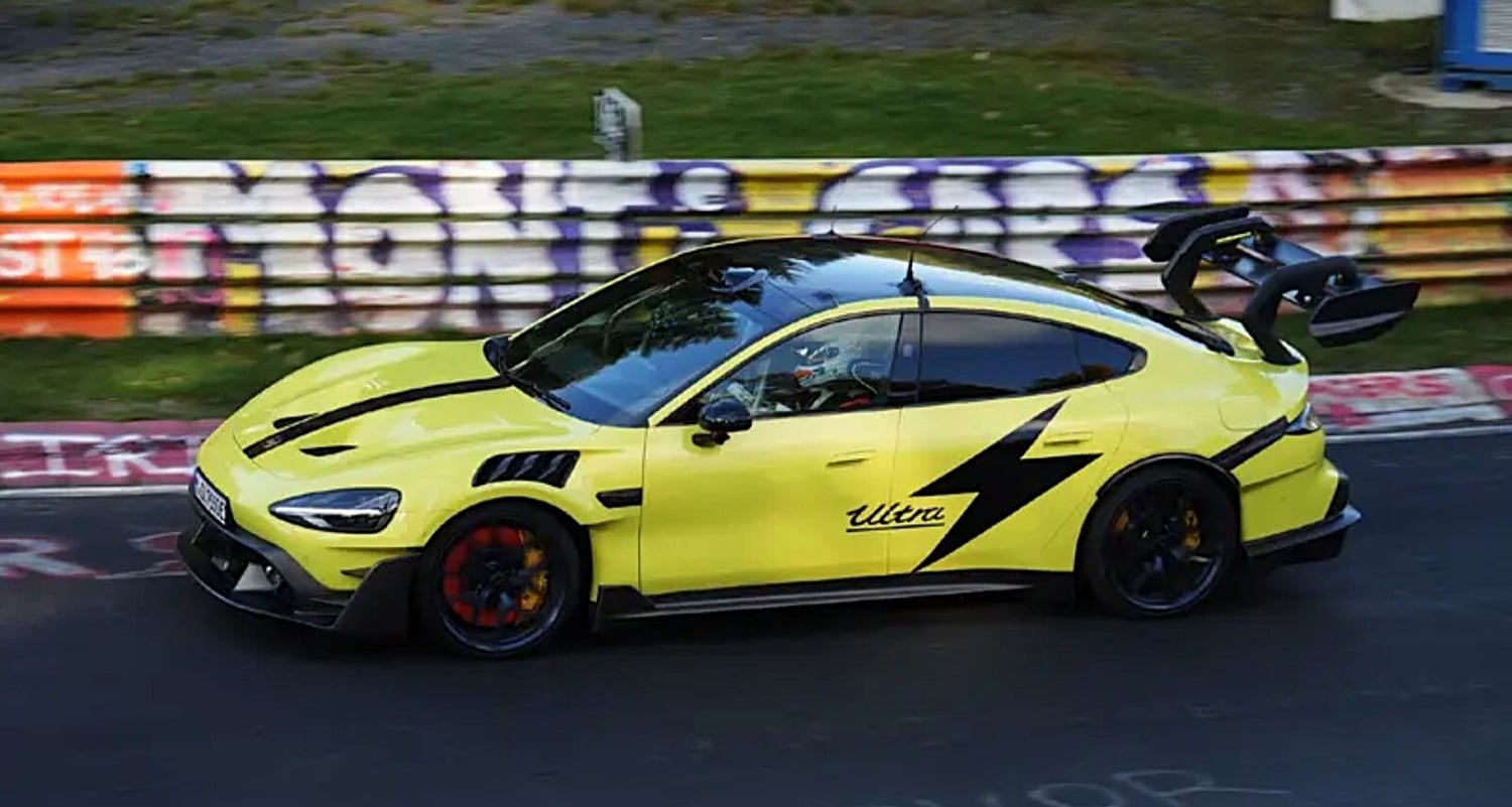 Xiaomi SU7 Ultra Nürburgring'de Güncellenmiş Aerodinamik Paketle Test Edildi