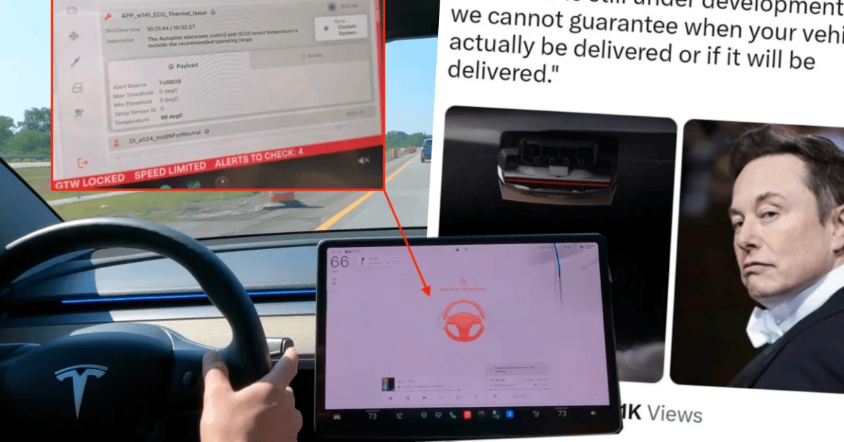 Bir elektrikli otomobilin yanında kablosuz şarj pedi ve arka planda endüstriyel bir robot kolun şarj kablosunu tuttuğu sahne