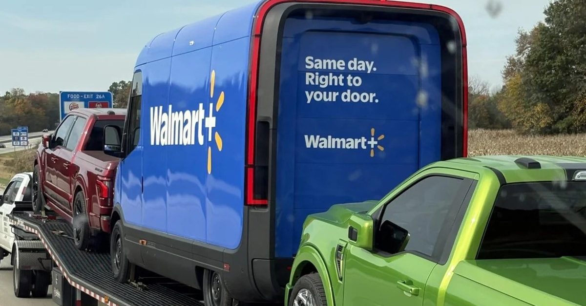 Walmart+, Rivian elektrikli vanasını test ediyor: Fotoğraflar ortaya çıktı