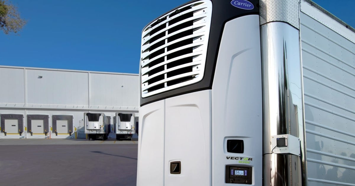 Carrier Transicold'dan tam elektrikli sabit depolama soğutma ünitesi: Vector 8200