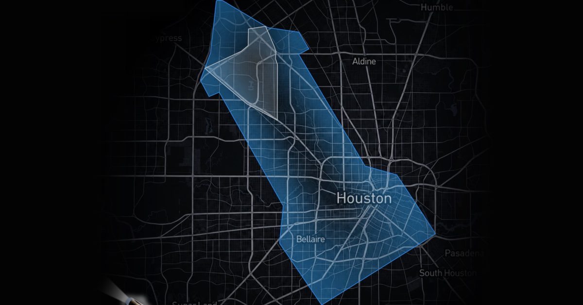 Tesla Houston Robotaxi Bölgesini Roket Şeklinde Genişletti, Sadece 34 Araç Hizmet Veriyor